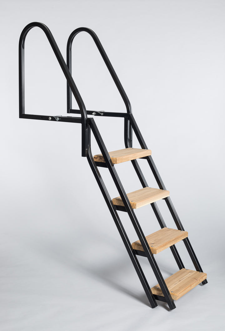 Dock Ladder — Walk-Out, Boomer Style