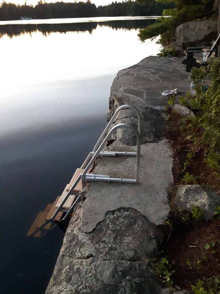 Dock Ladder — Walk-Out, Boomer Style