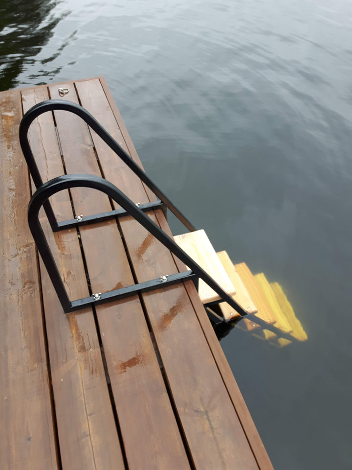 Dock Ladder — Walk-Out, Boomer Style