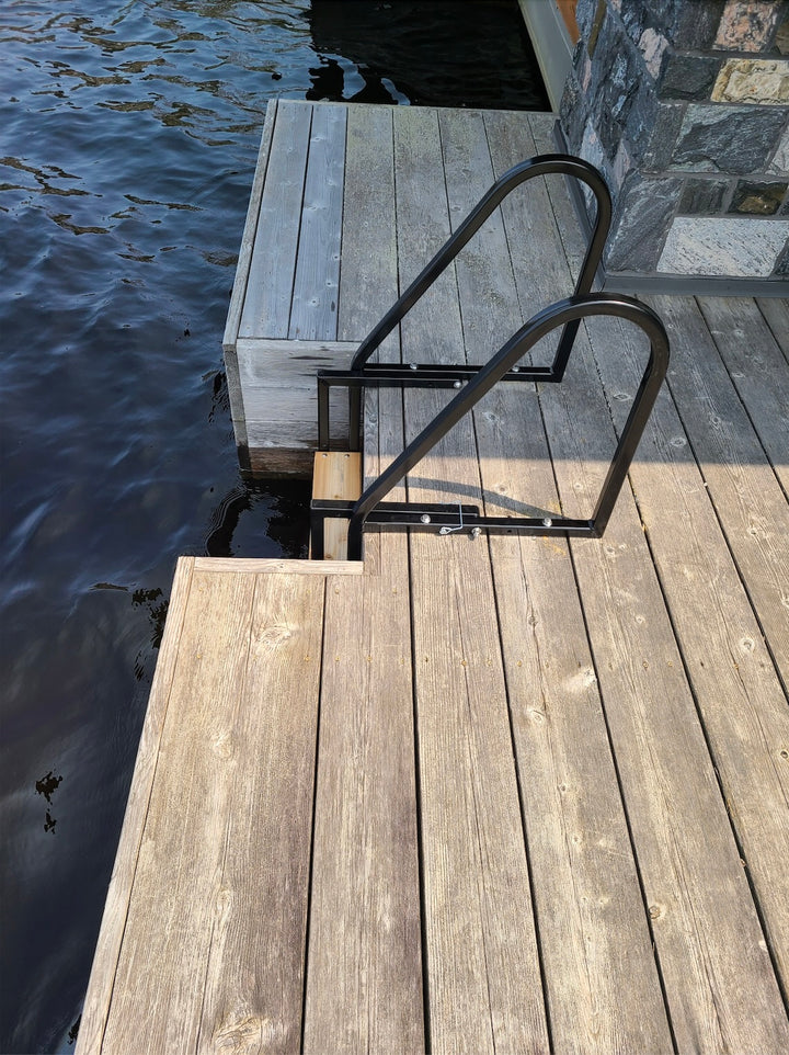 Dock Ladder — Walk-Out, Boomer Style